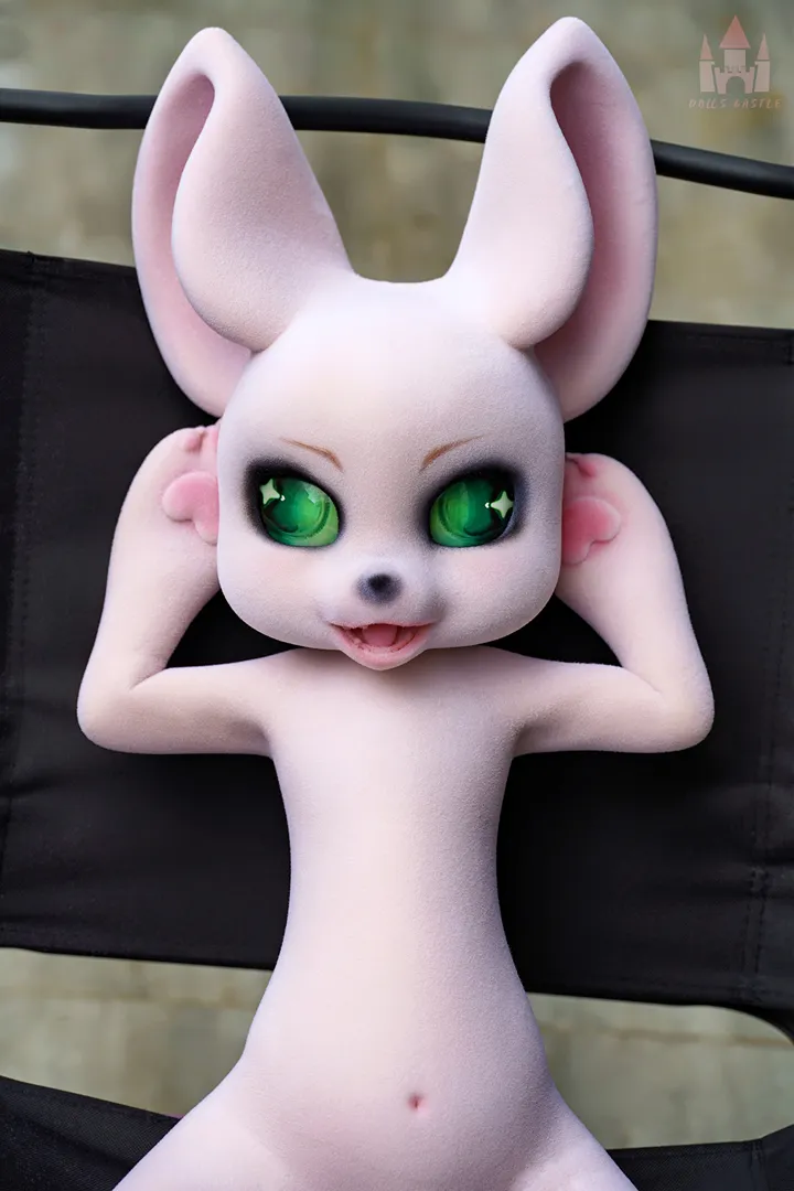 80cm (2ft7) Furry All-In-One Silicone Sex Doll Cheese Mouse with Fur